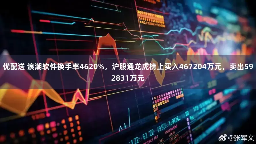 优配送 浪潮软件换手率4620%，沪股通龙虎榜上买入467204万元，卖出592831万元